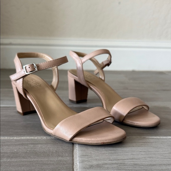 Naturalizer Shoes - Naturalizer Bristol women’s high heel sandal size 6m tan/barely nude